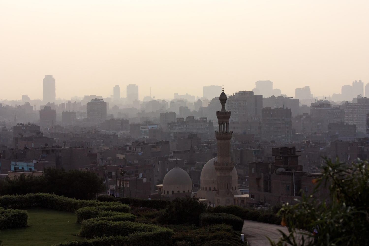 Blick vom Ashar Park auf Kairo