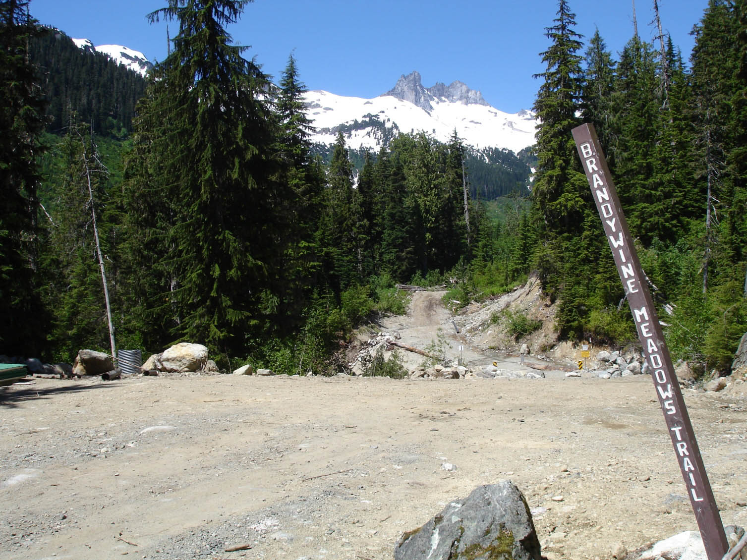 Brandywine Meadows, Trailbeginn