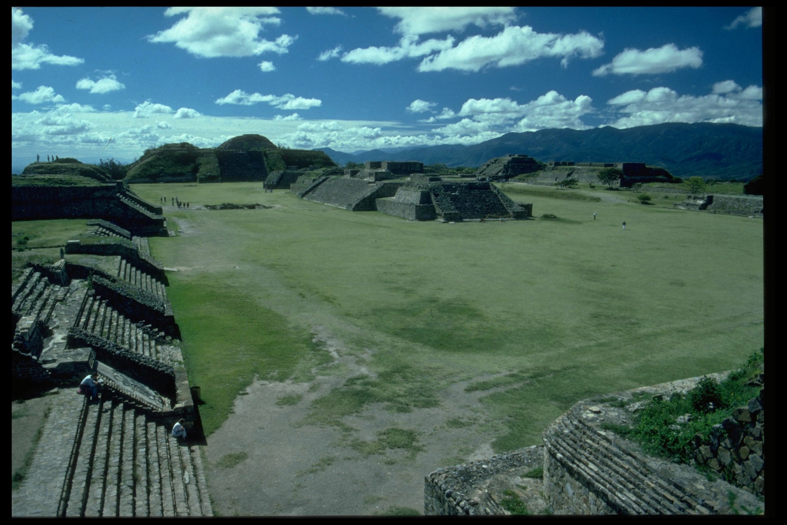 Monte Albán Ruinenstadt in der nähe von Oaxaca, Mexiko