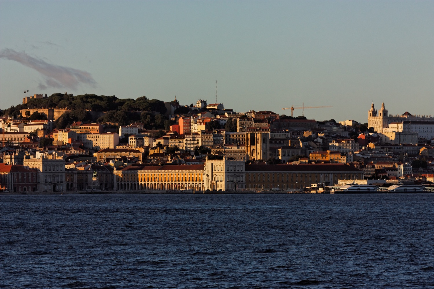 Blick auf Lissabon von Cacilhas