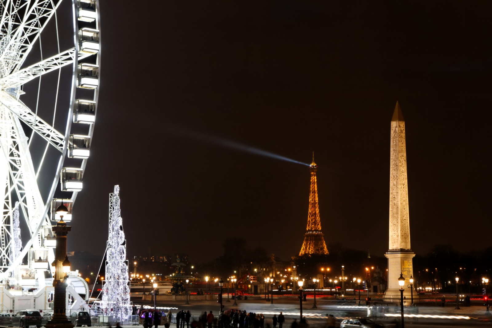 Place de la Concorde by night, Paris