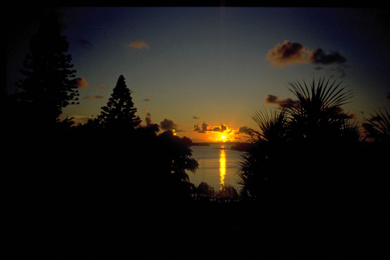 Sonnenuntergang über dem Great Sound, Bermuda