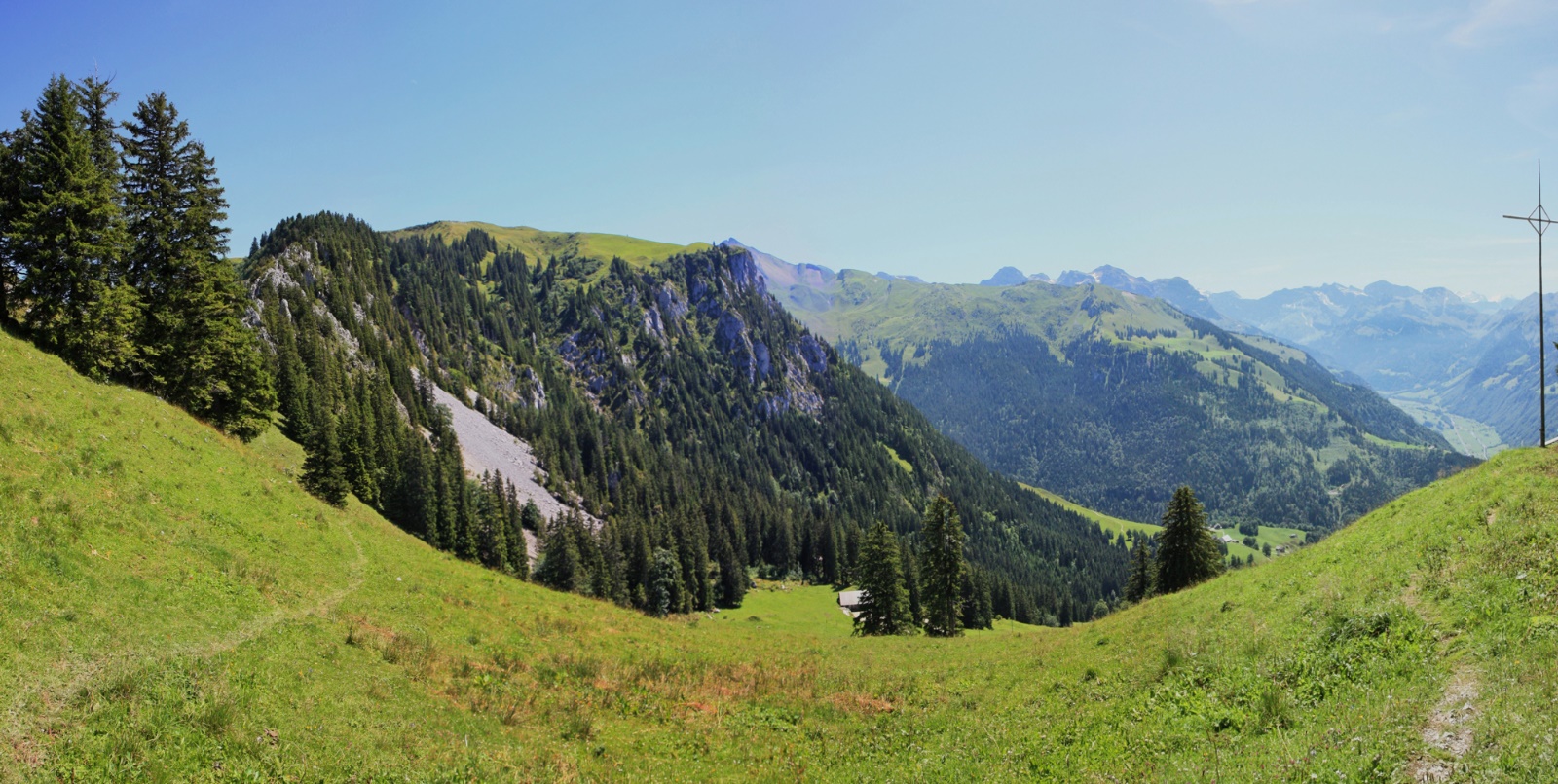 Ausblick vom Bleikigrat